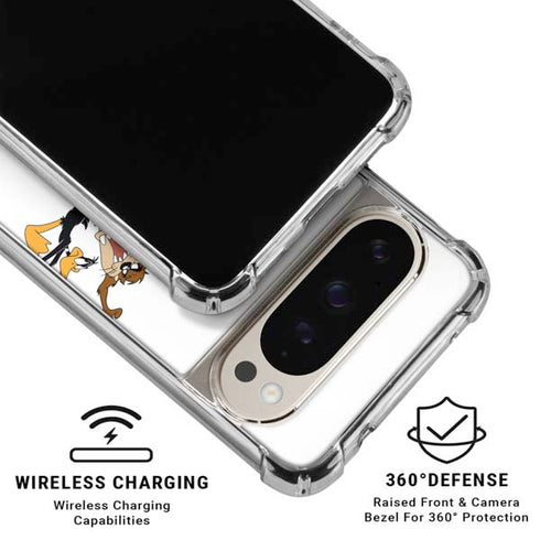 Looney Tunes Chase Pixel 9/9 Pro Clear Case